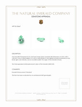 0.55 Ct. Emerald from Russia Appraisal