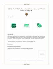 0.50 Ct. Emerald from Russia Appraisal