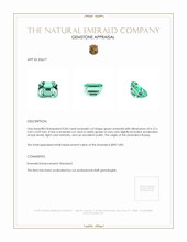 0.84 Ct. Emerald from Russia Appraisal