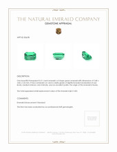 0.51 Ct. Emerald from Russia Appraisal