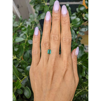 0.88 Ct. Emerald from Zambia Life Style