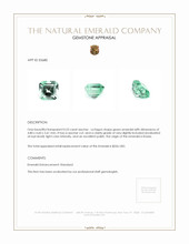 0.53 Ct. Emerald from Russia Appraisal