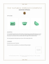 0.70 Ct. Emerald from Russia Appraisal