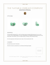 0.61 Ct. Emerald from Russia Appraisal