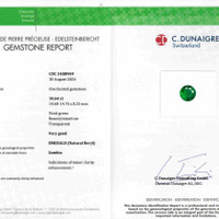 10.64 Ct. Emerald from Zambia Scan Report