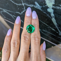 10.64 Ct. Emerald from Zambia Life Style