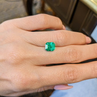 2.06 Ct. Emerald from Colombia Life Style