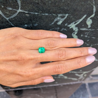 2.06 Ct. Emerald from Colombia Life Style