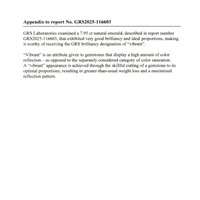 7.95 Ct. Emerald from Colombia Scan Report