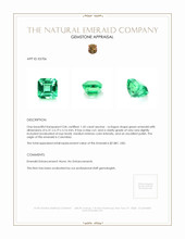 1.42 Ct. Emerald from Colombia Appraisal
