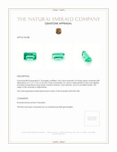 4.04 Ct. Emerald from Afghanistan Appraisal