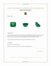 6.26 Ct. Emerald from Zambia Appraisal
