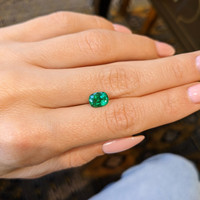 1.29 Ct. Emerald from Zambia Life Style