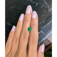 1.29 Ct. Emerald from Zambia Life Style