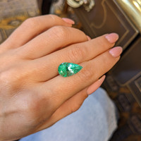 5.82 Ct. Emerald from Colombia Life Style
