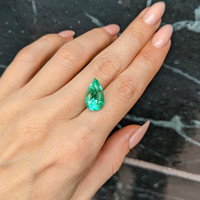 5.82 Ct. Emerald from Colombia Life Style