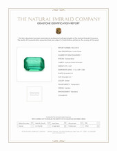 0.69 Ct. Emerald from Zambia Scan Report