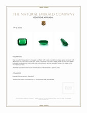 5.89 Ct. Emerald from Zambia Appraisal