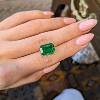 5.89 Ct. Emerald from Zambia Life Style