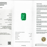 2.84 Ct. Emerald from Colombia Scan Report