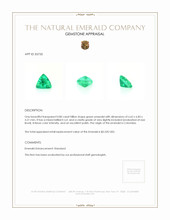 0.80 Ct. Emerald from Colombia Appraisal
