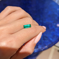 1.31 Ct. Emerald from Colombia Life Style
