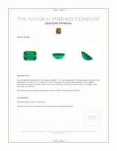 1.72 Ct. Emerald from Colombia Appraisal