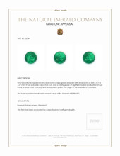 0.85 Ct. Cabochon Emerald from Colombia Appraisal