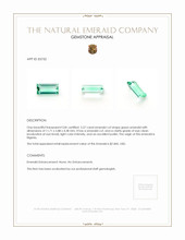 2.57 Ct. Emerald from Nigeria Appraisal