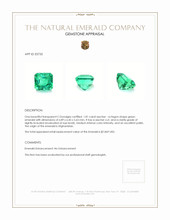 1.81 Ct. Emerald from Afghanistan Appraisal
