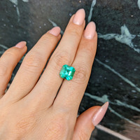 3.32 Ct. Emerald from Colombia Life Style