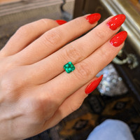 1.25 Ct. Emerald from Colombia Life Style