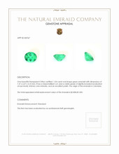 1.04 Ct. Emerald from Colombia Appraisal