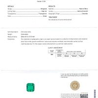 2.66 Ct. Emerald from Colombia Scan Report