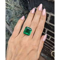 14.85 Ct. Emerald from Zambia Life Style