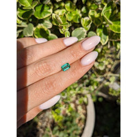 0.88 Ct. Emerald from Zambia Life Style