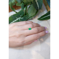 0.82 Ct. Emerald from Afghanistan Life Style