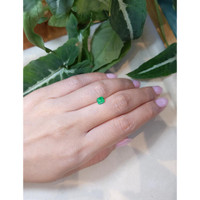 0.56 Ct. Emerald from Afghanistan Life Style