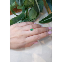 0.83 Ct. Emerald from Afghanistan Life Style