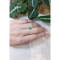 0.82 Ct. Emerald from Afghanistan Life Style