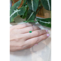 0.59 Ct. Emerald from Afghanistan Life Style