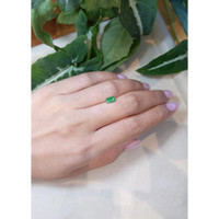 0.60 Ct. Emerald from Afghanistan Life Style