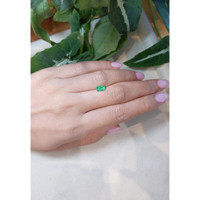 0.67 Ct. Emerald from Afghanistan Life Style