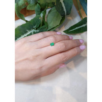 0.73 Ct. Emerald from Afghanistan Life Style