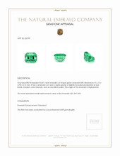 0.87 Ct. Emerald from Afghanistan Appraisal