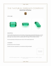 0.93 Ct. Emerald from Zambia Appraisal