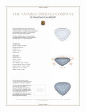 2.37 Ct. Emerald from Colombia 3 D Scan Report