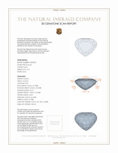 2.37 Ct. Emerald from Colombia 3 D Scan Report