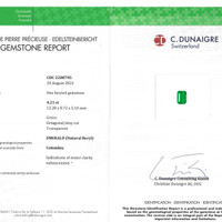 4.21 Ct. Emerald from Colombia Scan Report