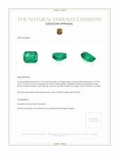 1.55 Ct. Emerald from Zambia Appraisal